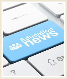 Education news keyboard key